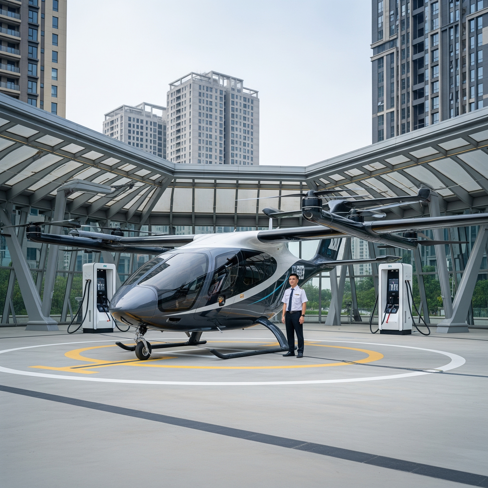 Air Taxi Re-charge in Paris